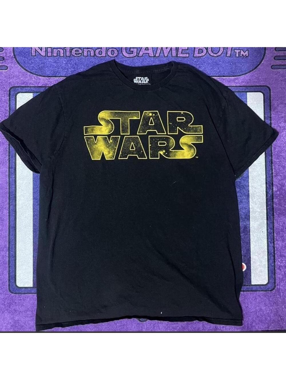 Large Black vintage Star Wars graphic tee